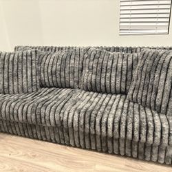 Corduroy Gray Couches  