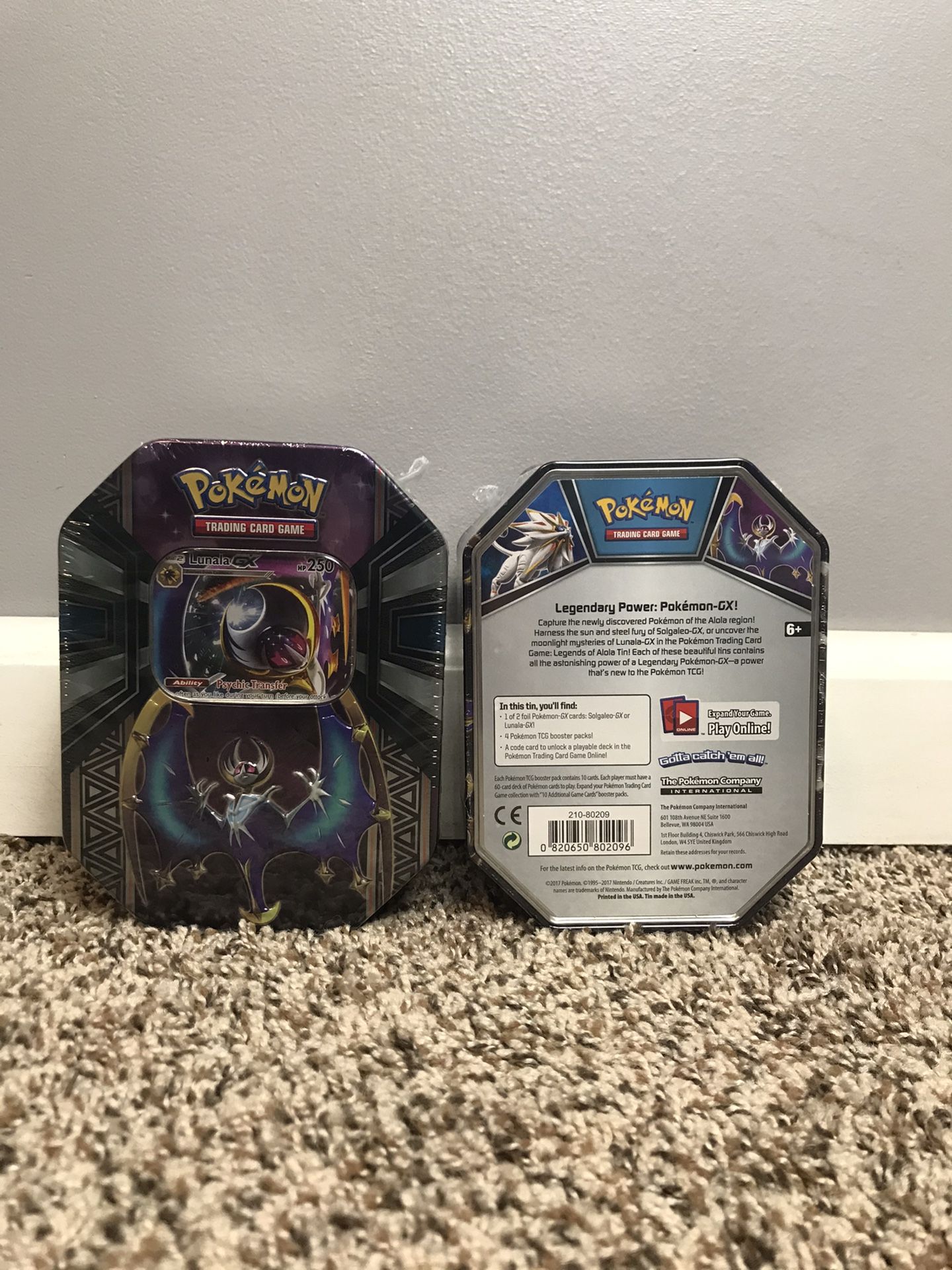 Pokèmon TCG Lunala-GX Tin Pack of 2