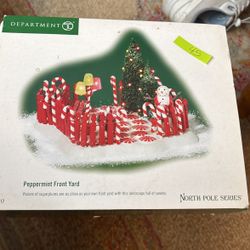 Peppermint Front Yard Christmas Village Decoration