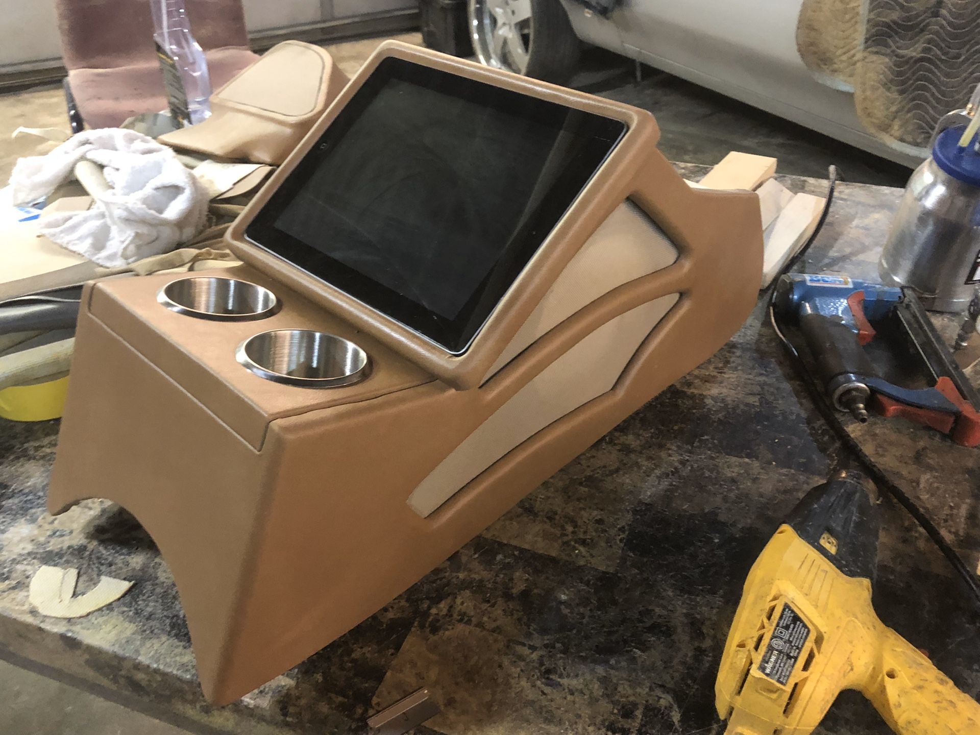 CUSTOM BUILT NEW CENTER CONSOLE