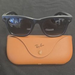 Ray-bans Meta Wayfarer Style. 