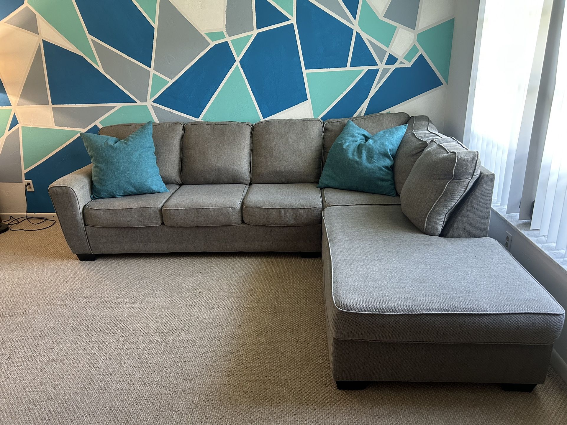 Ashley Furniture L Sectional Couch $400