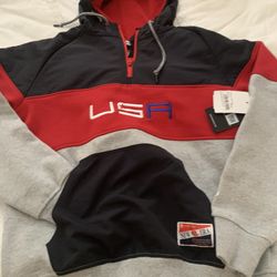 Men’s New Era  Medium USA Sweatshirt Brand New With tags Retail 99