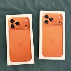 Apple iPhone 17 Pro Max Orange Or 17 Pro Unlocked New Sealed 