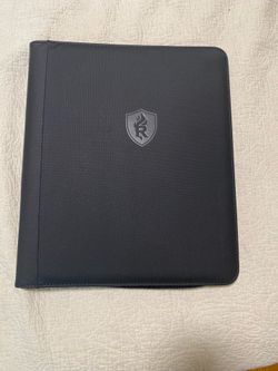 Trading Card binder for toploaders