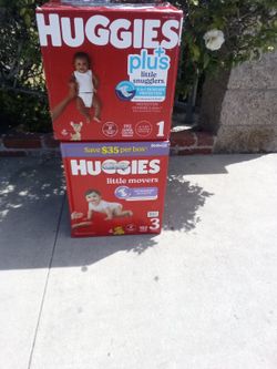 Tengo 2cajas De HUGGIES. Del1 Y Del 3