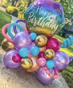 Balloons Bouquet Happy Birthday