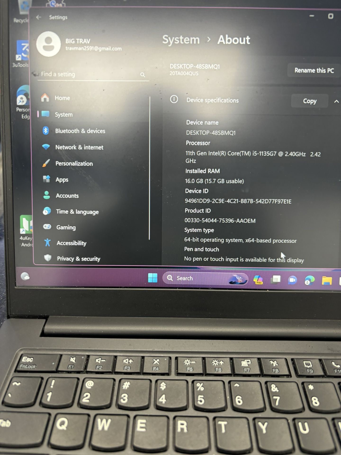 Lenovo Think Pad