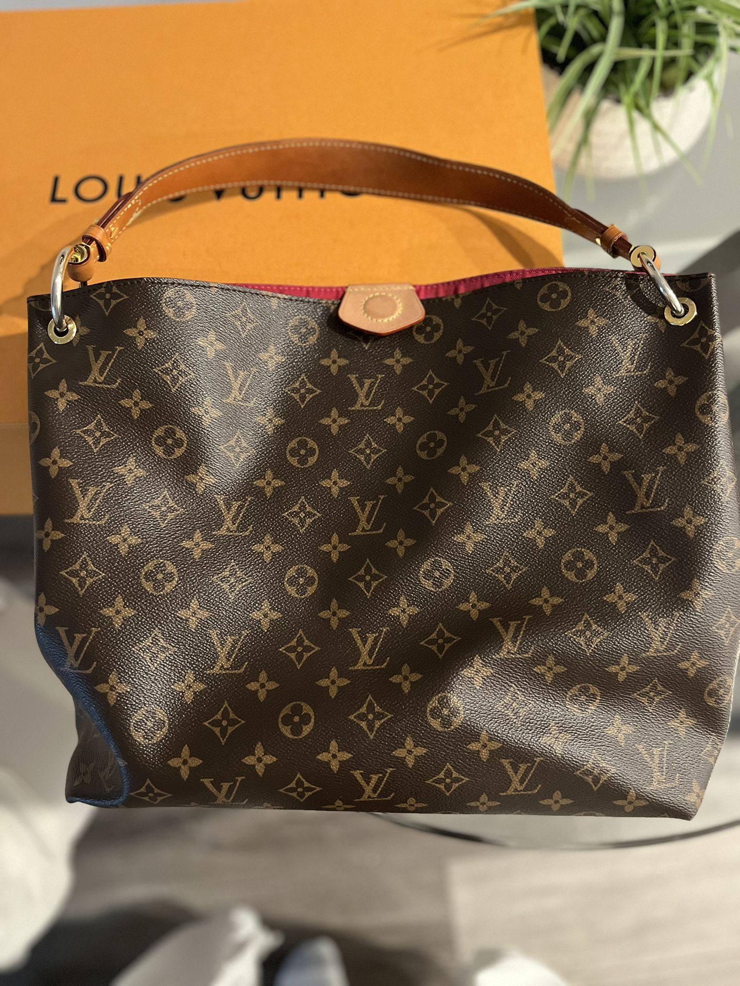 Authentic Louis Vuitton Bag Brown/Tan 