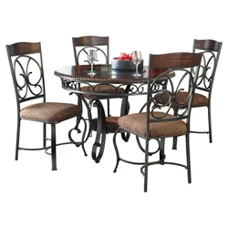 Glambrey Dining Table and 4 Chairs Limited-Time Discount Blitz