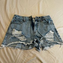 Light wash jean shorts Sz 28