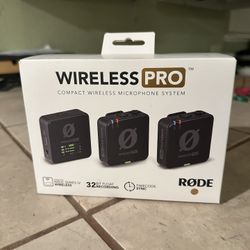 Rode Wireless Pro Wireless Microphone System (New - Never Used)