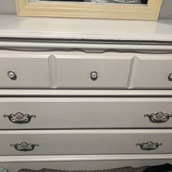 Antique Dresser With Detachable Mirror