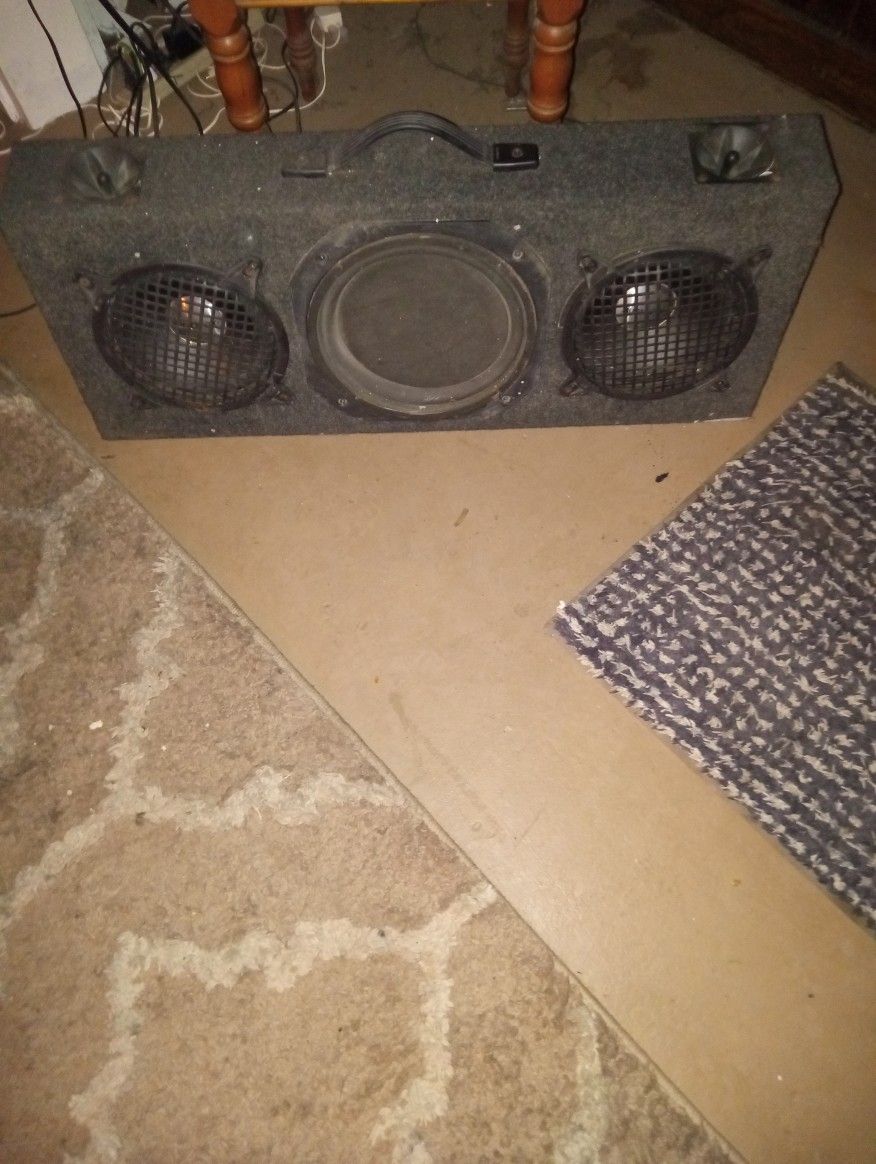 Audiovox Truck Speakers And Box