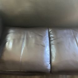 Leather Loveseat