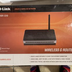 D-Link WBR-1310 54 Mbps 4-Port 10/100 Wireless G Router Brand New Unopened Box 