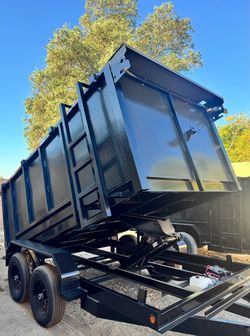 Brand New 12ft Long SCISSOR LIFT Hydraulic Dump Trailer with RAMPS 💪🏻
