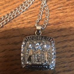 New York giants Super Bowl Ring Top Necklace New 🎁 