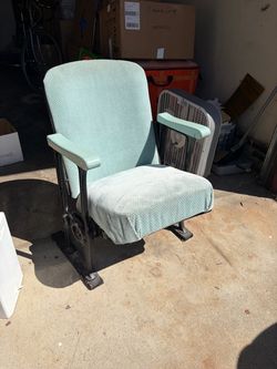 FREE reupholstered theater chair