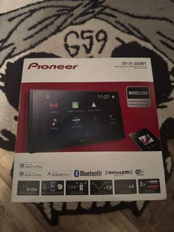 Pioneer DMH-260BT 6.8 “wireless CarPlay & Android Auto digital Receiver Double-DIN