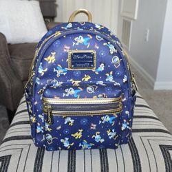 Walt Disney World 50th Anniversary Loungefly Mini Backpack - Mickey & Friends Celebration!