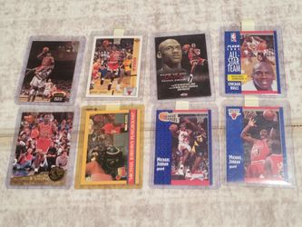 8x Michael jordan MINT Basketball cards collection
