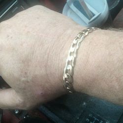 Mens 14K Solid Gold Bracelet for $2000 OBO