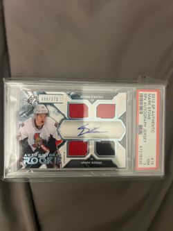 Mark Stone Golden Knights Auto Rookie Patch Card