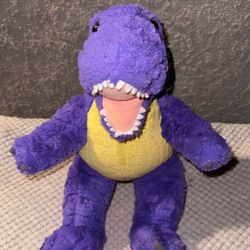 Build A Bear Purple T-Rex Plush 