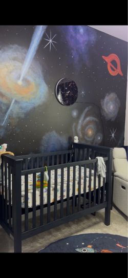 Pottery Barn Crib with toddler bed conversion