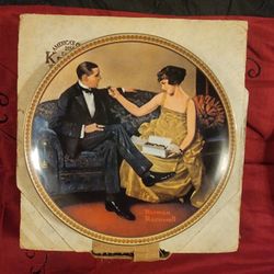 Norman Rockwell Collector Plate - "Flirting in 
