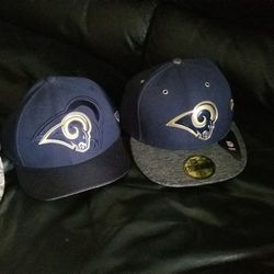 6 LA RAMS Hats! (Bundle) 
