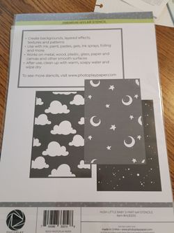 Stencil, Hush Little Baby, PhotoPlay