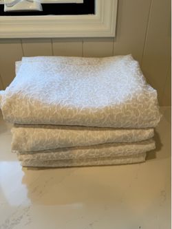 Antonio Salcedo Embroidered Curtain Panels - 50" × 96" - Set of 2 $50 • COMMACK,
