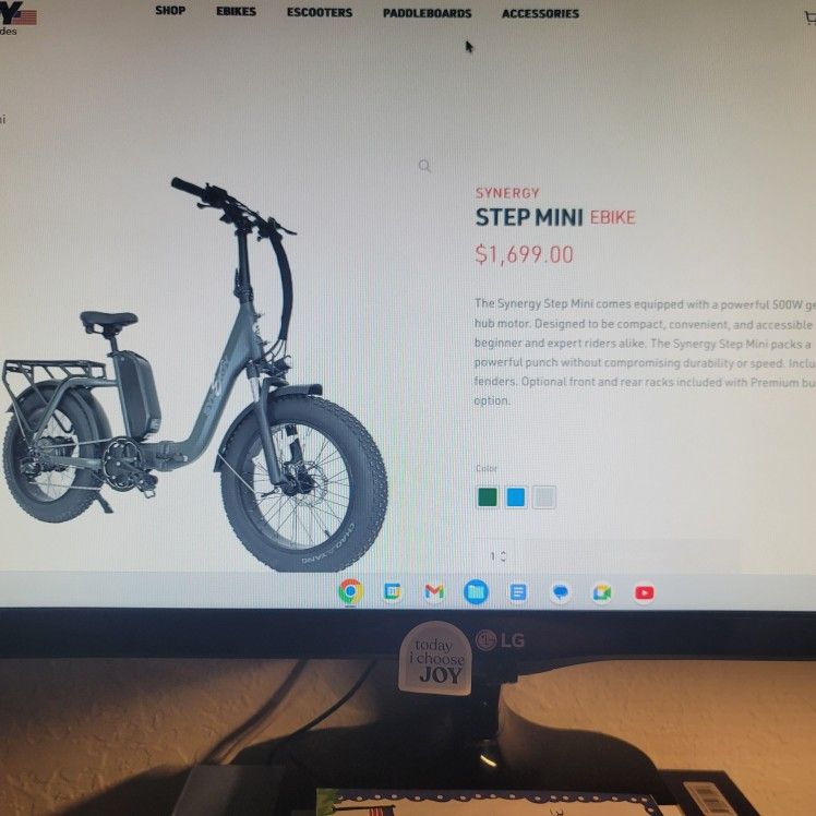 Synergy Step Mini Ebike