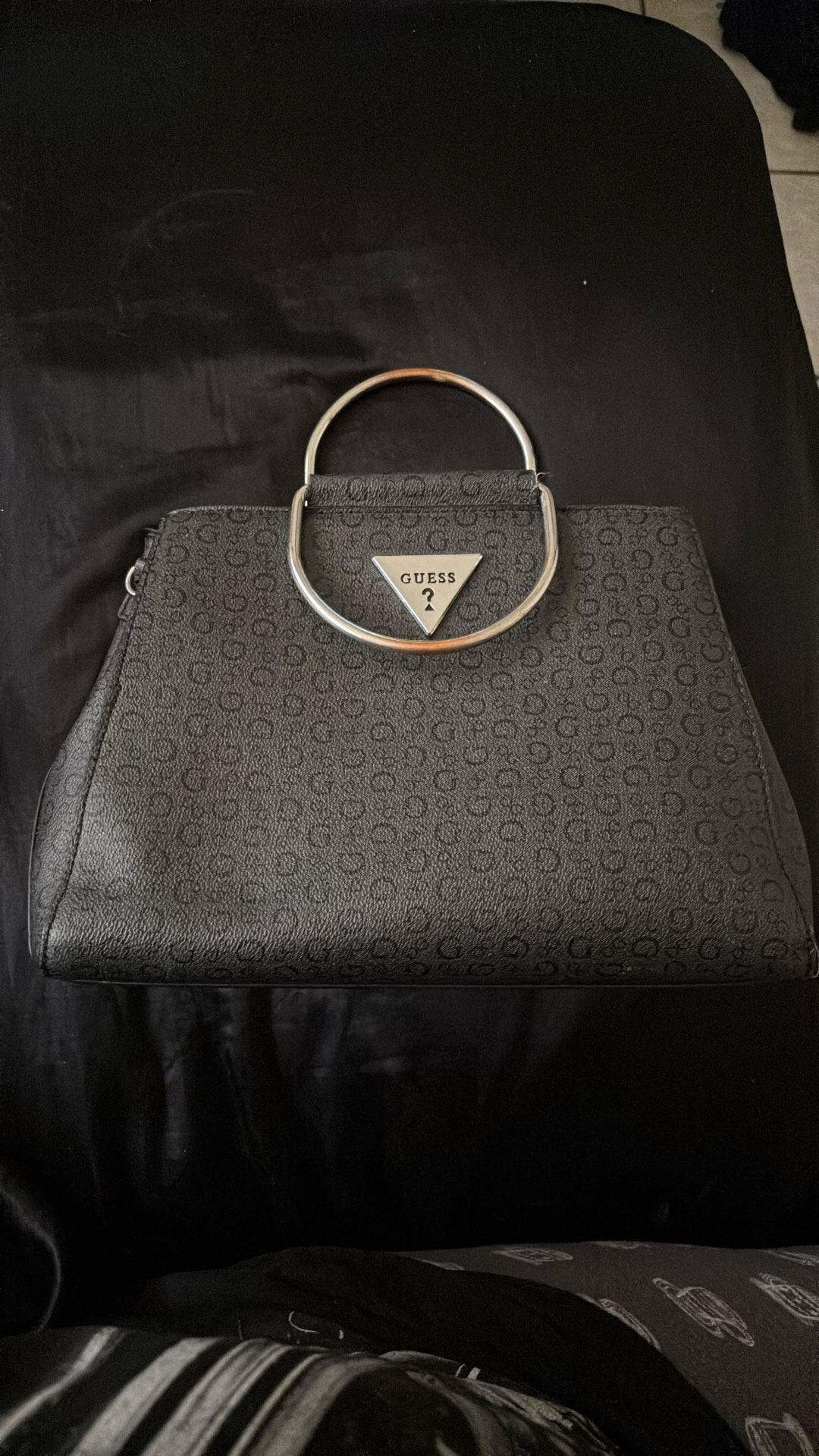 Guess Grey & Silver Handbag