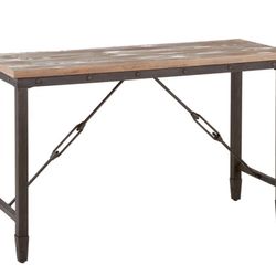 Colton Sofa Table by Steve Silver Furniture Industrial Style JE400S Antique Brown New In Box