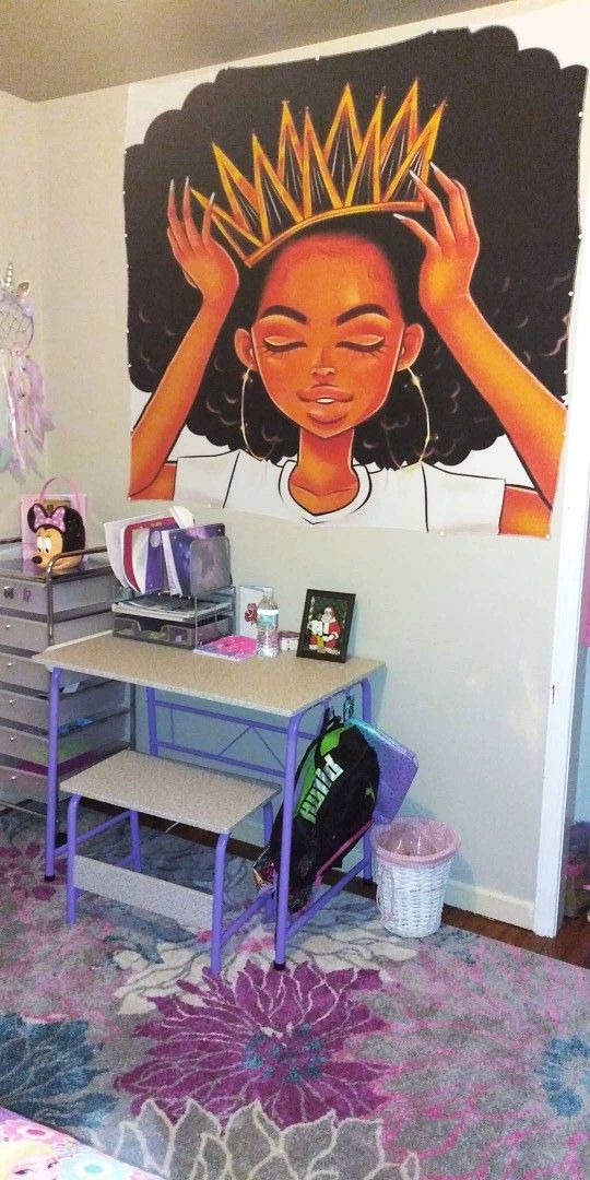 Black Girl Magic Wall Tapestry 