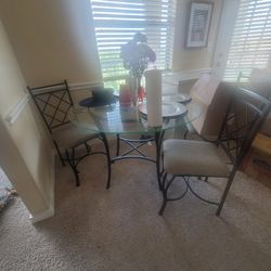 Glass Dining Table With Chairs