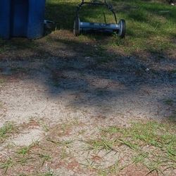 Antique Push Lawnmower