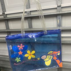 Vintage Disney Clear Zip Bag Waterproof Large Tigger 