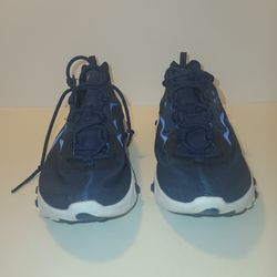 Nike React Element 55 Mens Size 9.5 Blue Athletic Running Shoes Sneakers (S-G1)