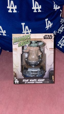 Dodgers grogu Star Wars night figure