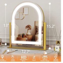  Makeup Mirror, Hollywood Vanity Mirror with Lig