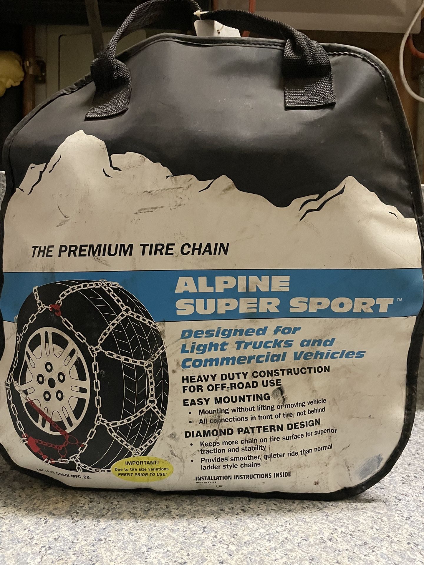 Tire chains- Never Used