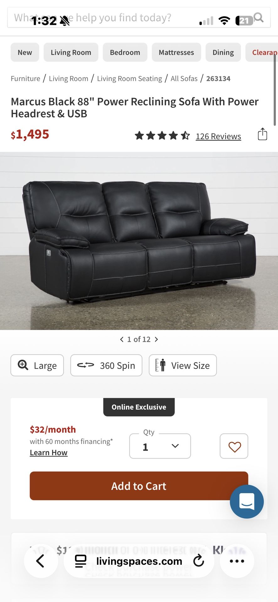 Marcus Grey Scratch Resistant Leather Sofa