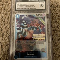 Perona Judge Card CGC 10
