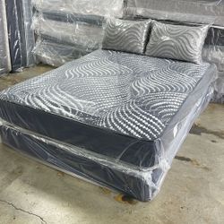 🛏️✨ Brand New All Size Mattress | 📦 Optional Box & 🔩 Metal Frame