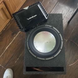 Rockford Fosgate Power Amp And T1 12. $550