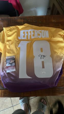 Justin Jefferson signed Jersey